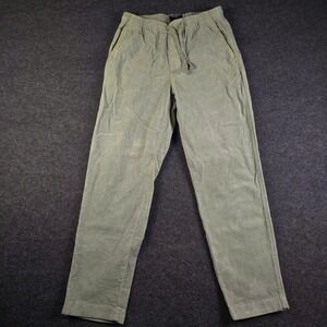 Todd Snyder Stretch Weekend Pants Corduroy Drawstring Elastic Green Men's XS
